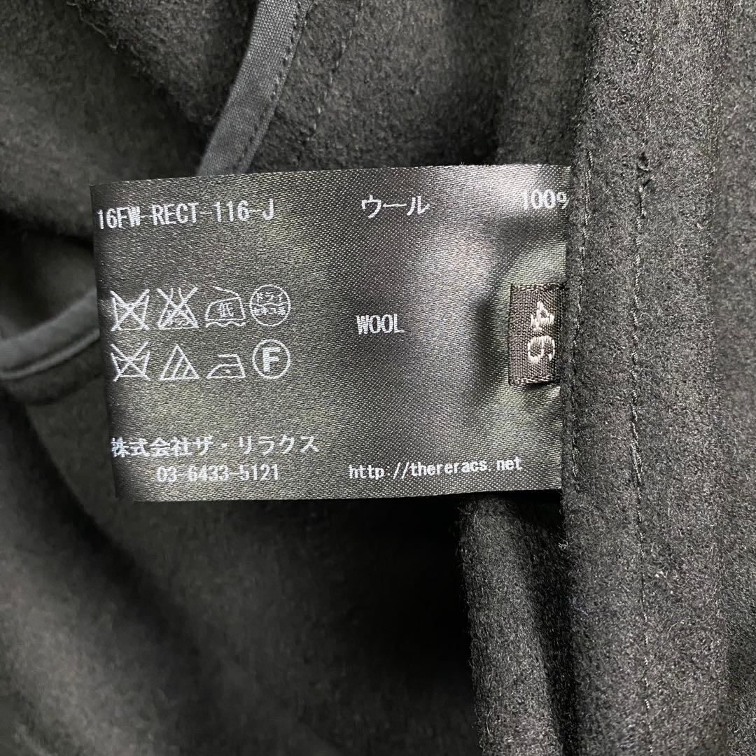 極美品✨ザリラクス ウールモッズコート 2way ブラック 46 実寸L相当