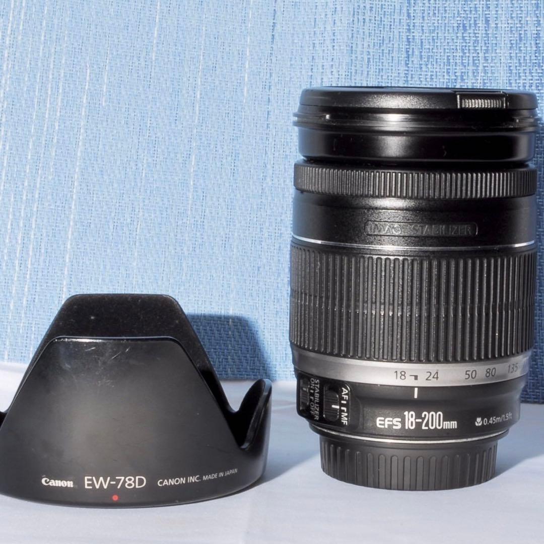 ⭐️広角も望遠もOK！EFーS 18-200mm f:3.5-5.6 IS⭐️