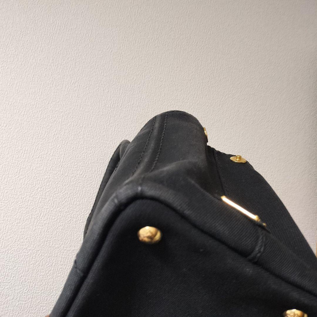 美品! PRADA プラダ カナパ 2WAY ブラック ショルダーバッグ