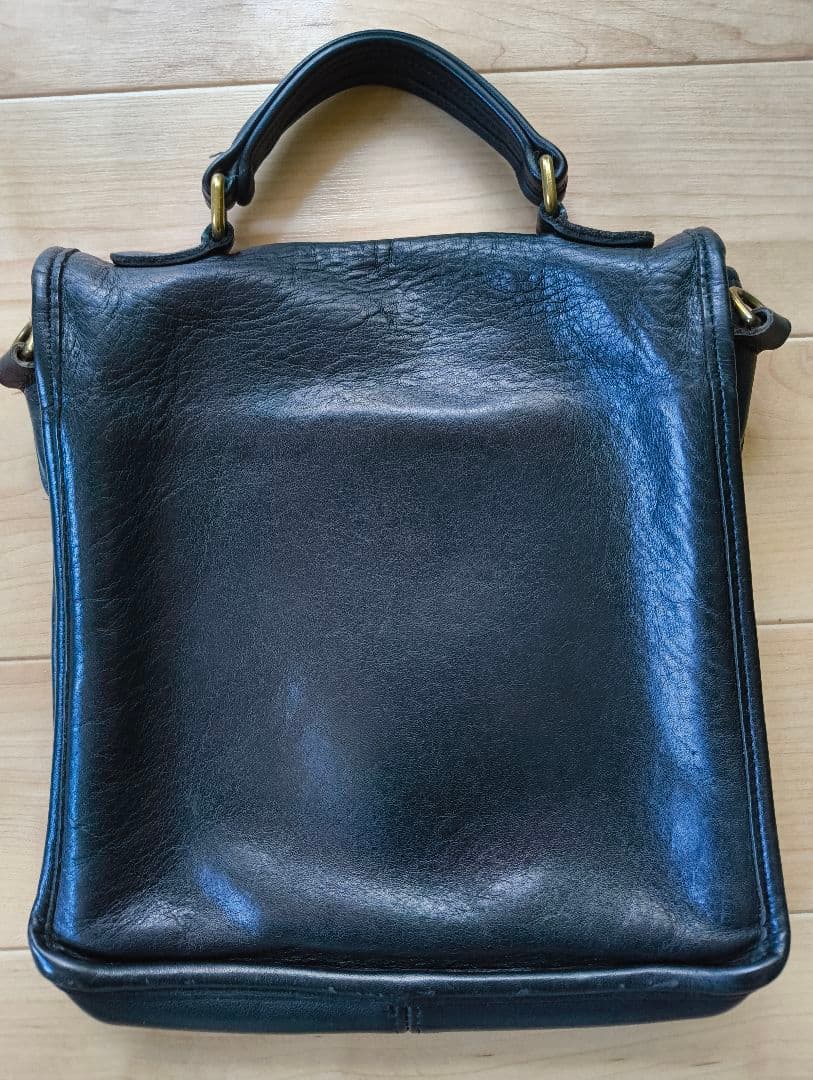 OLDCOACH ショルダーバッグ USA レザー 黒