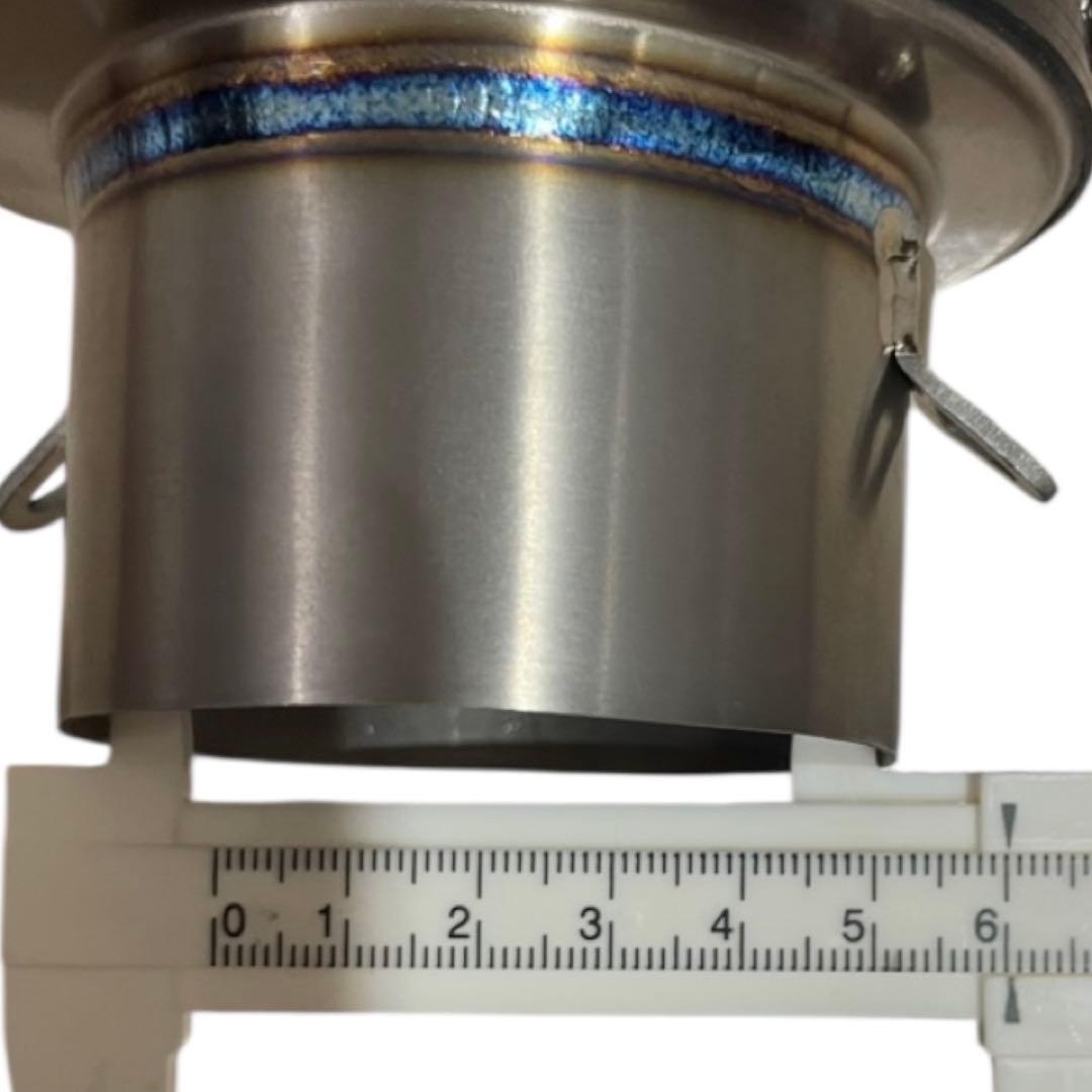 【送料無料】チタンカーボンロングサイレンサー　550MM 60.5mm