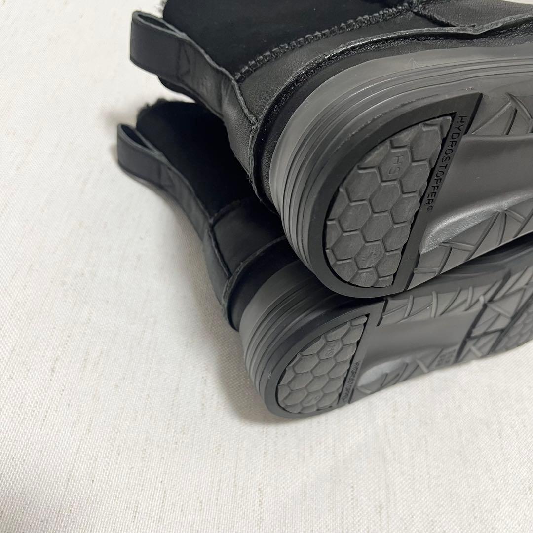 【極美品】REGAL WALKER 本革　スエード　ムートンブーツ　防滑　黒