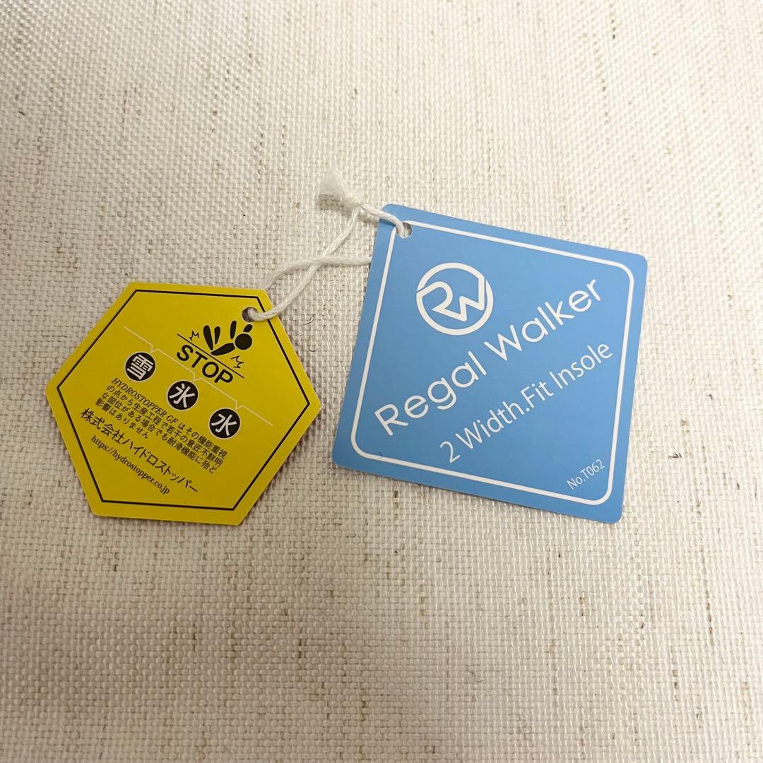 【極美品】REGAL WALKER 本革　スエード　ムートンブーツ　防滑　黒