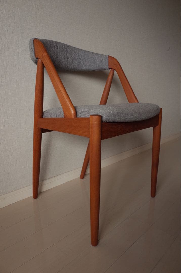 1960年代デンマークNV31カイクリスチャンセン北欧チーク無垢ダイニングチェア