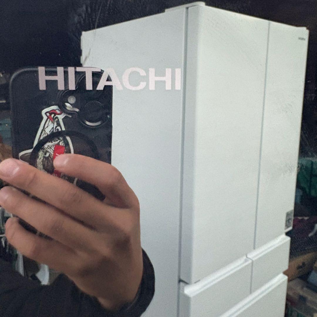 岸170 R-WXC74N 735L 大型 ブラック 冷蔵庫 両開き