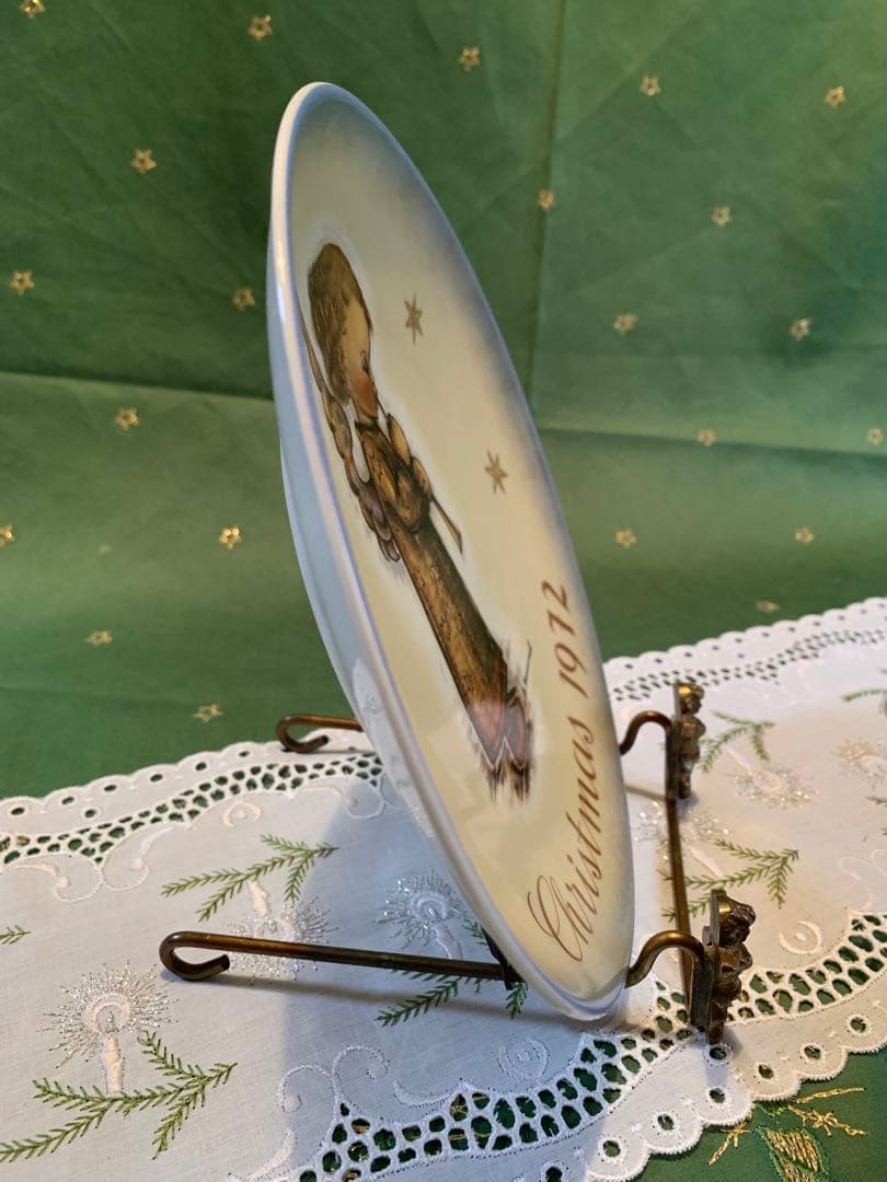 フンメル人形　レアな箱入りコレクターシリーズ1972年のクリスマスプレート！