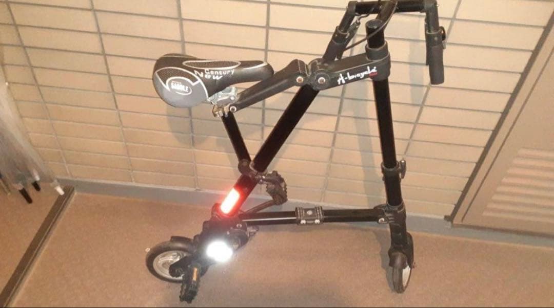 【A-bicycle 折りたたみ自転車 黒】