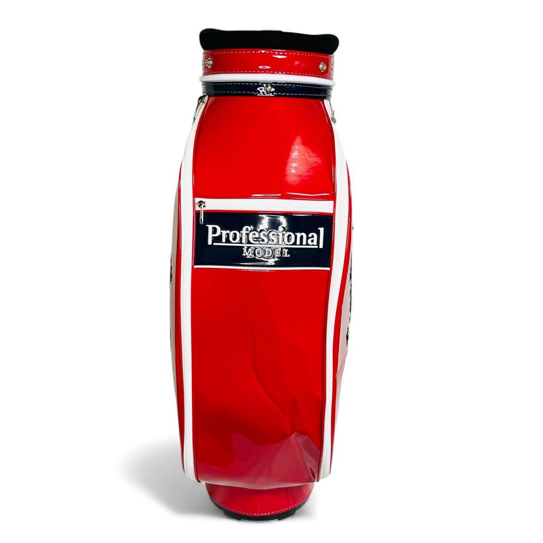 kasco キャディーバック　未使用　9型　キャスコ　フード付　エナメル　ゴルフ