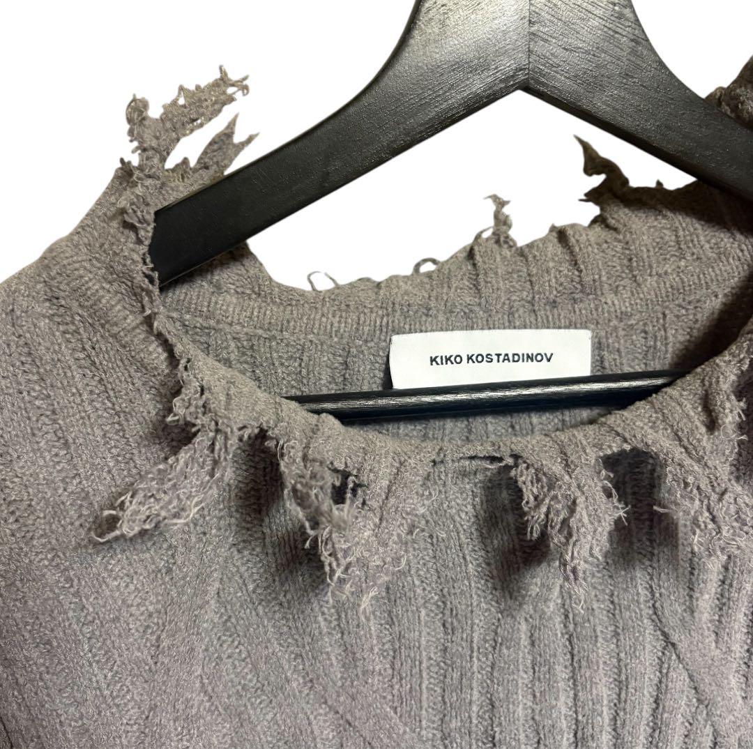 kiko kostadinov 23SS CEDIT KNIT キコ ニット48