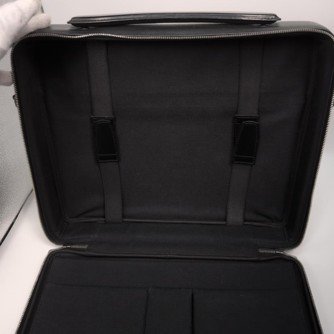 良品✨ルイヴィトン ビジネスバッグ タイガ レザー グレー HC