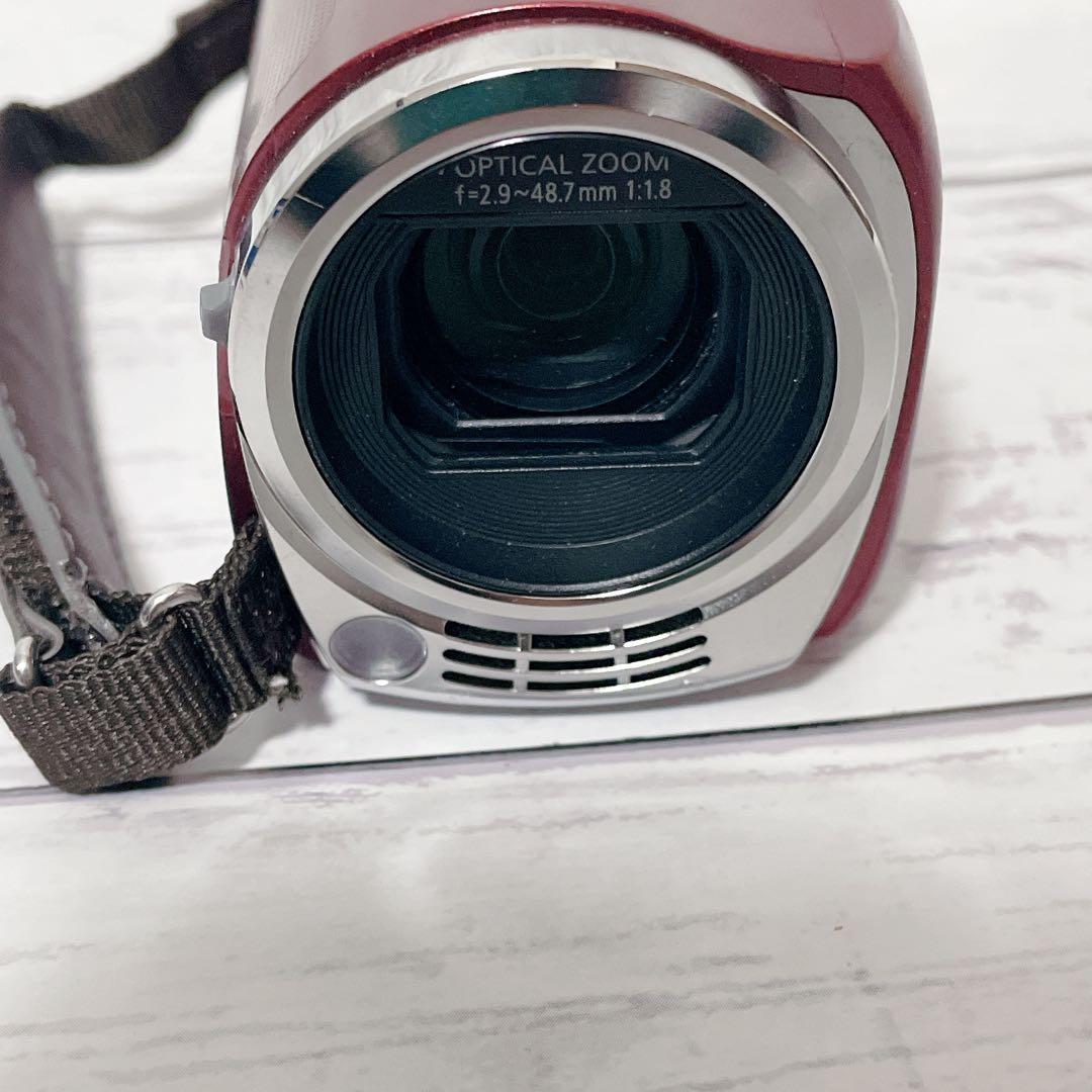 Panasonic HDC-TM25 ビデオカメラ レッド パナソニック