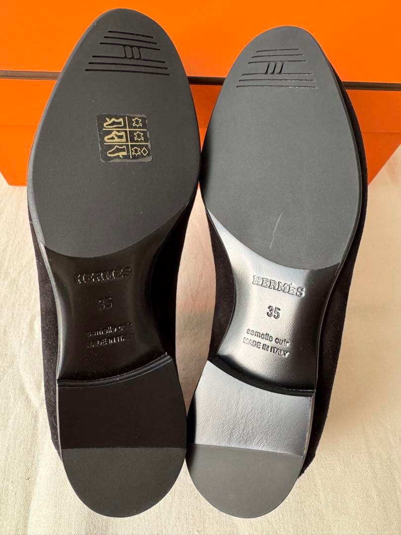 【新品・未使用】HERMESエルメス 2024AWモカシン《パリ》 35