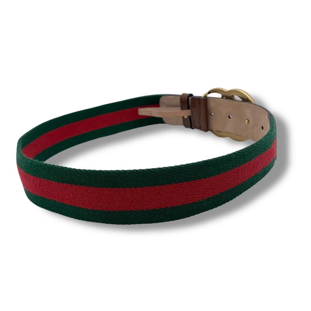 美品✨グッチ マーモントGG インターロッキング ウェブライン シェリー ベルト