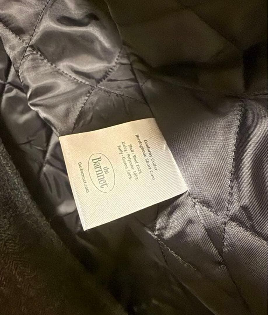 新品　コーデュロイ ヘリンボーン ショート コート ジャケット