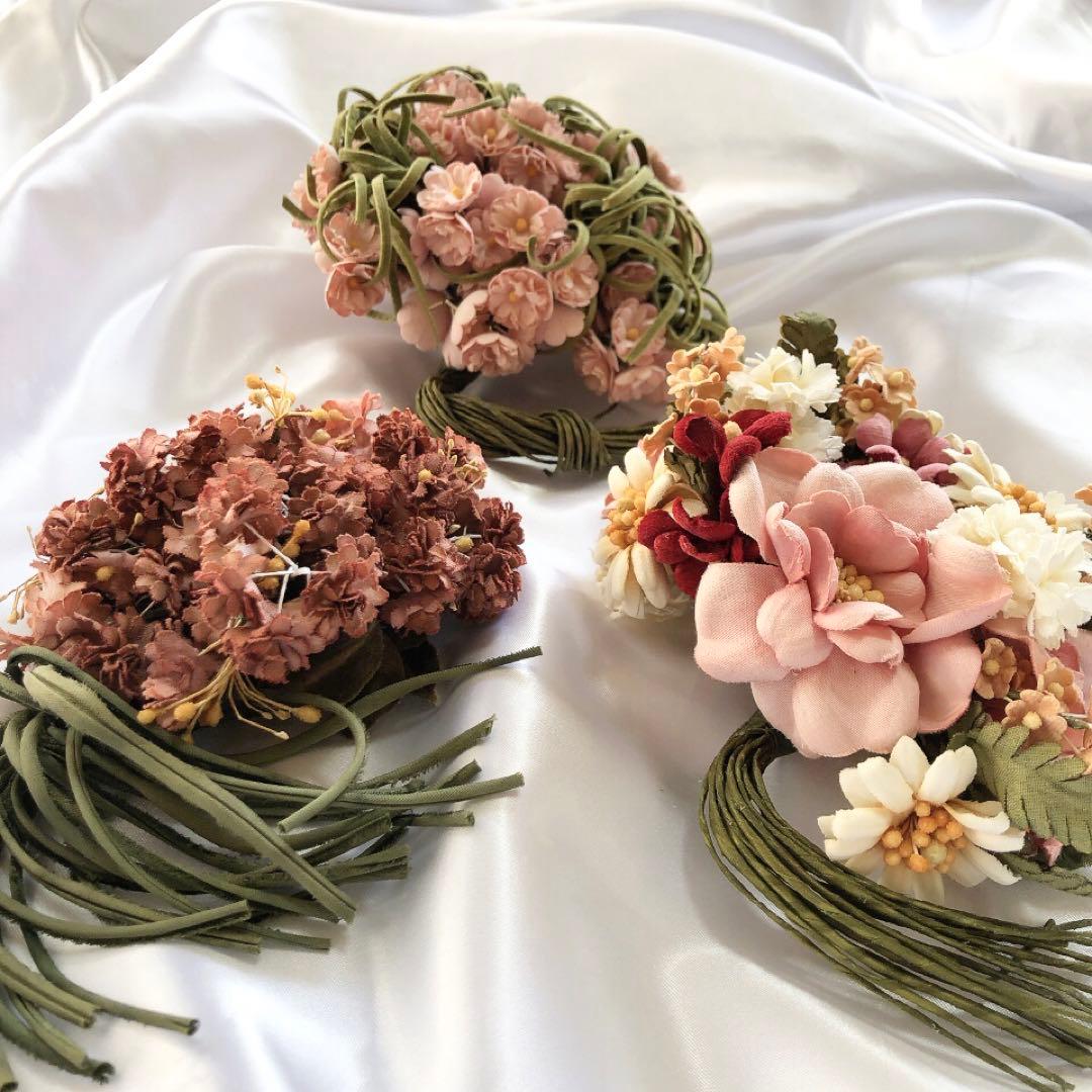 【美品】ピンクハウス カネコイサオ 5点セット 造花コサージュ フラワー