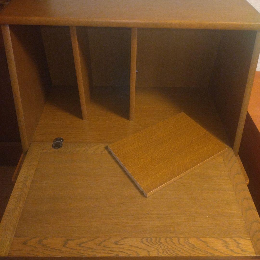 浜本工芸 木製 ライティングビューロー ライティングデスク 引出付き 学習机 机