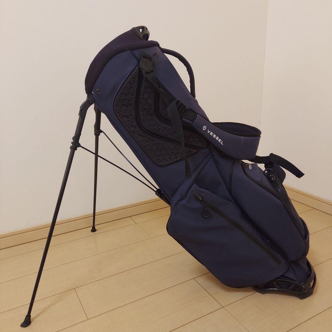 Vessel ベゼル キャディバック 軽量 スタンド ★未使用ネームプレート付