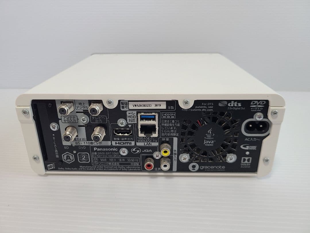 PANASONIC ブルーレイレコーダー　DMR-BRT1060