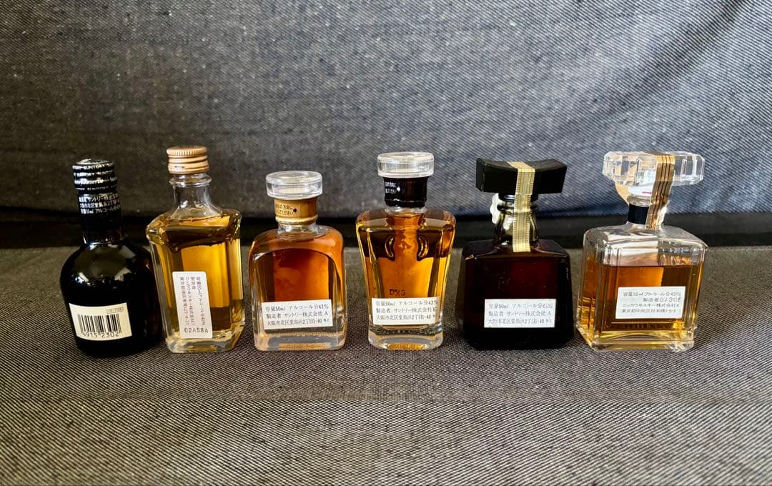 竹鶴12年　エイジング15年など　国産ウイスキーミニボトル　6本セット　未開封