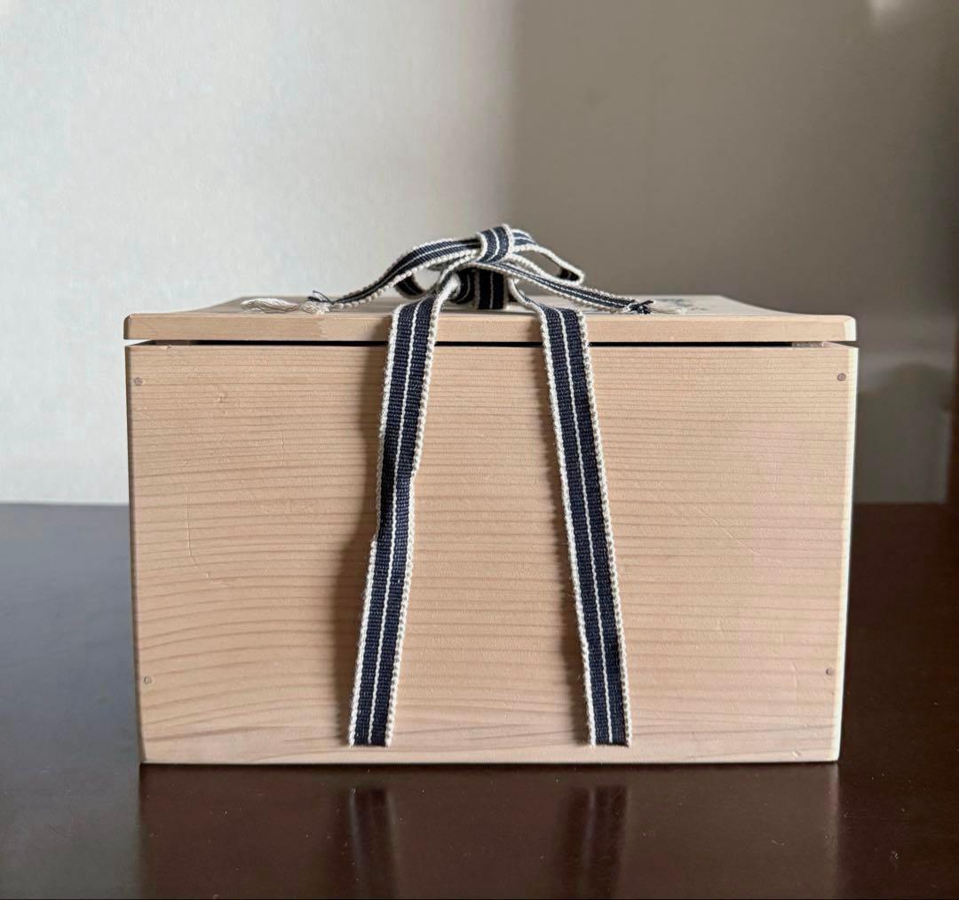 指物師 大崎雄斎作 雄斉 鵬雲斎好 桐透 桑手付 莨盆 本桑 茶道具 裏千家