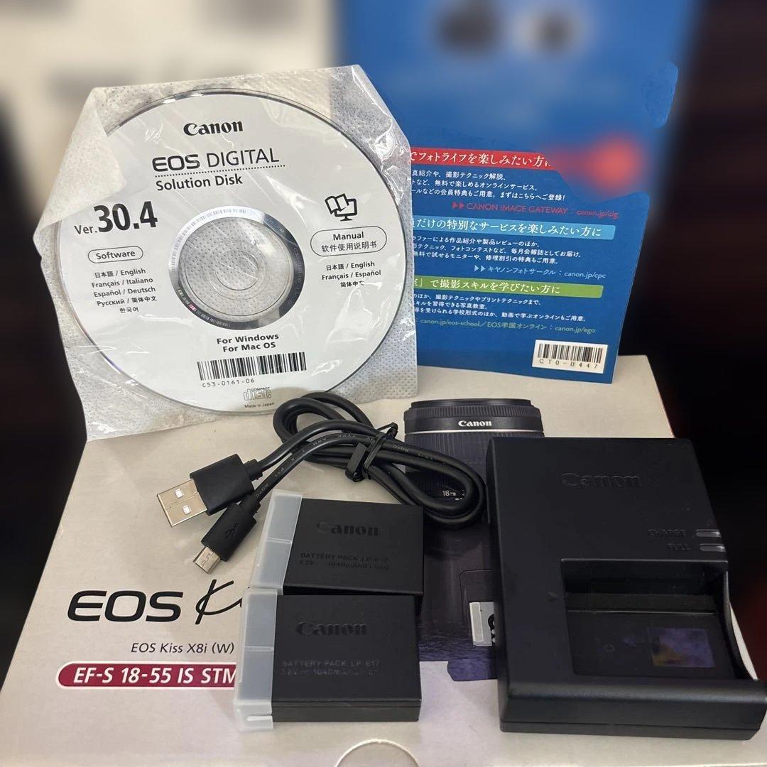 デジタルカメラ EOS Kiss X8i EF-S 18-55 IS STM Kit
