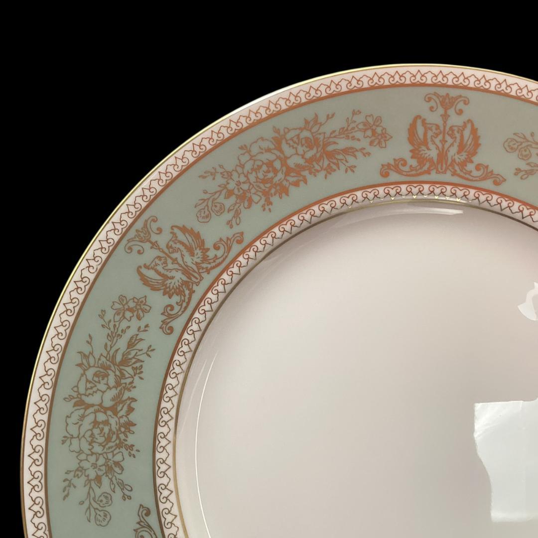 ウェッジウッド コロンビア セージグリーン ディナープレート 2枚セット 大皿