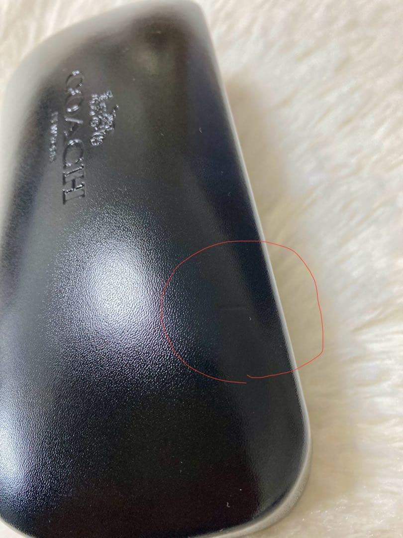 新品未使用 コーチ COACH ブラウン スクエアサングラス メガネケース 付き