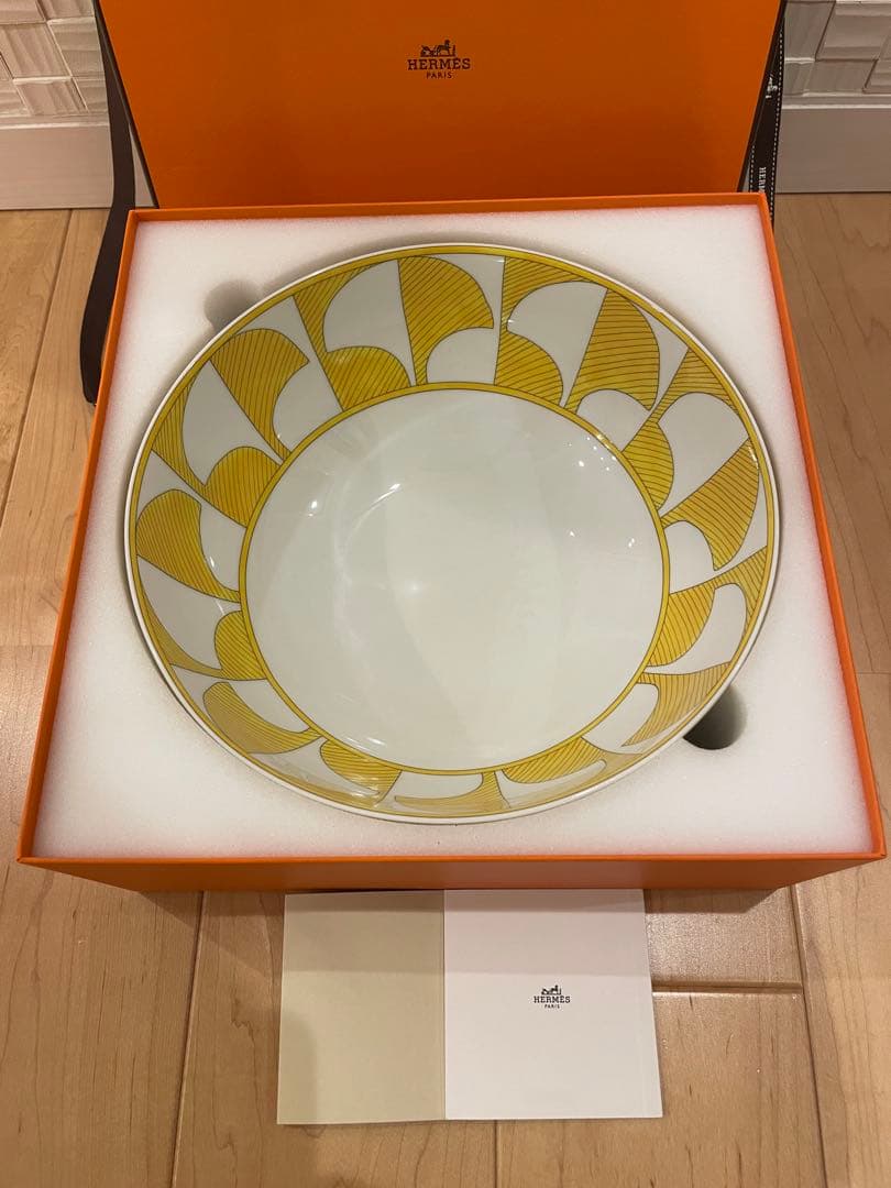 HERMESエルメス ソレイユ・ドゥ・エルメス サラダボウル ラージモデル