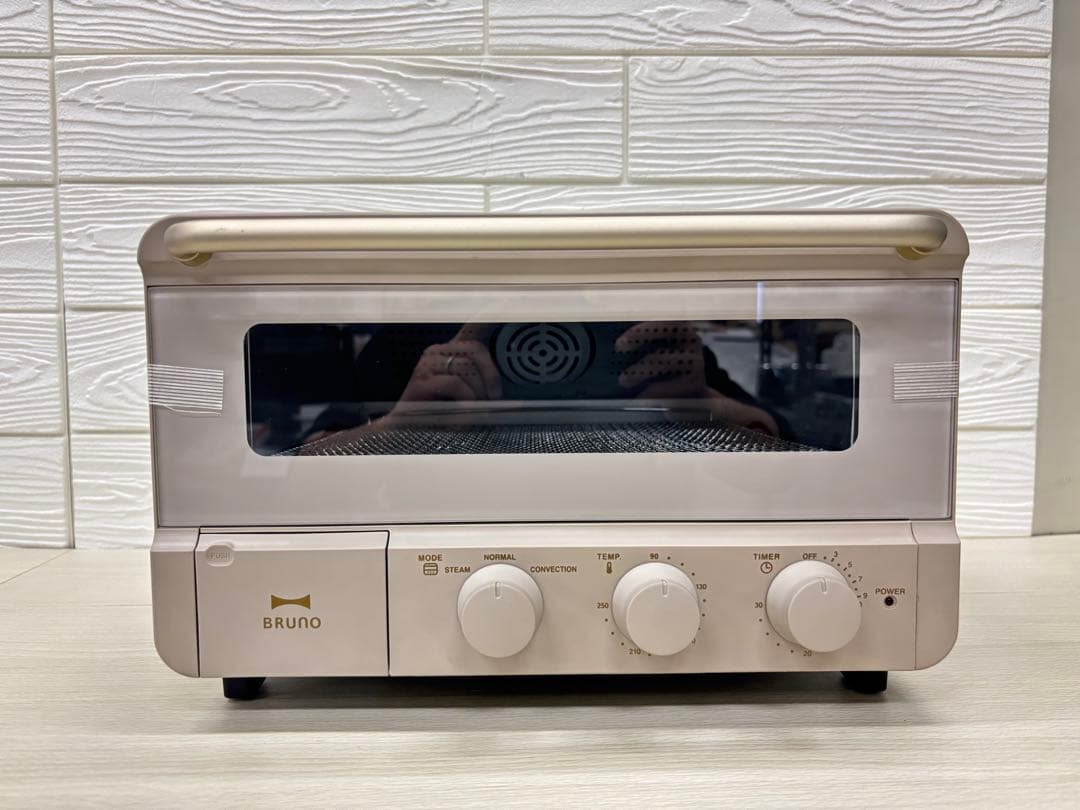 BRUNO crassy+ 4枚焼き スチーム&ベイク トースター グレージュ