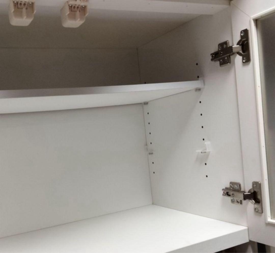 ホワイト キッチン収納 食器棚