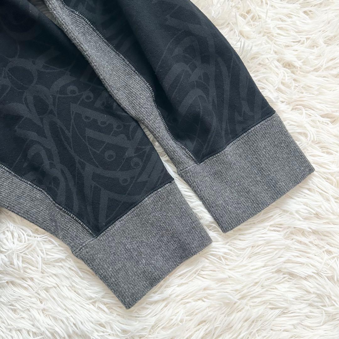 ヴィヴィアンウエストウッド オーブ総柄 スエット ドルマンスリーブ 黒 XS