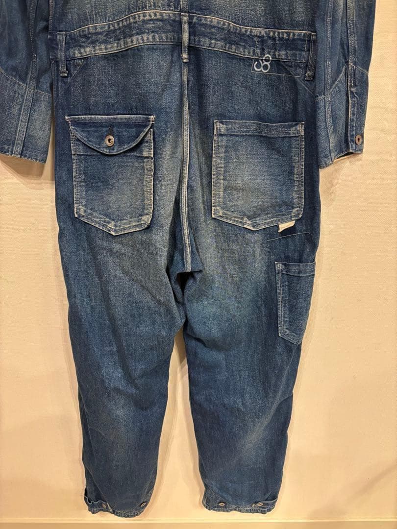 ジョンブル　ライトオンスデニム エンジニア オーバーオール オールインワン