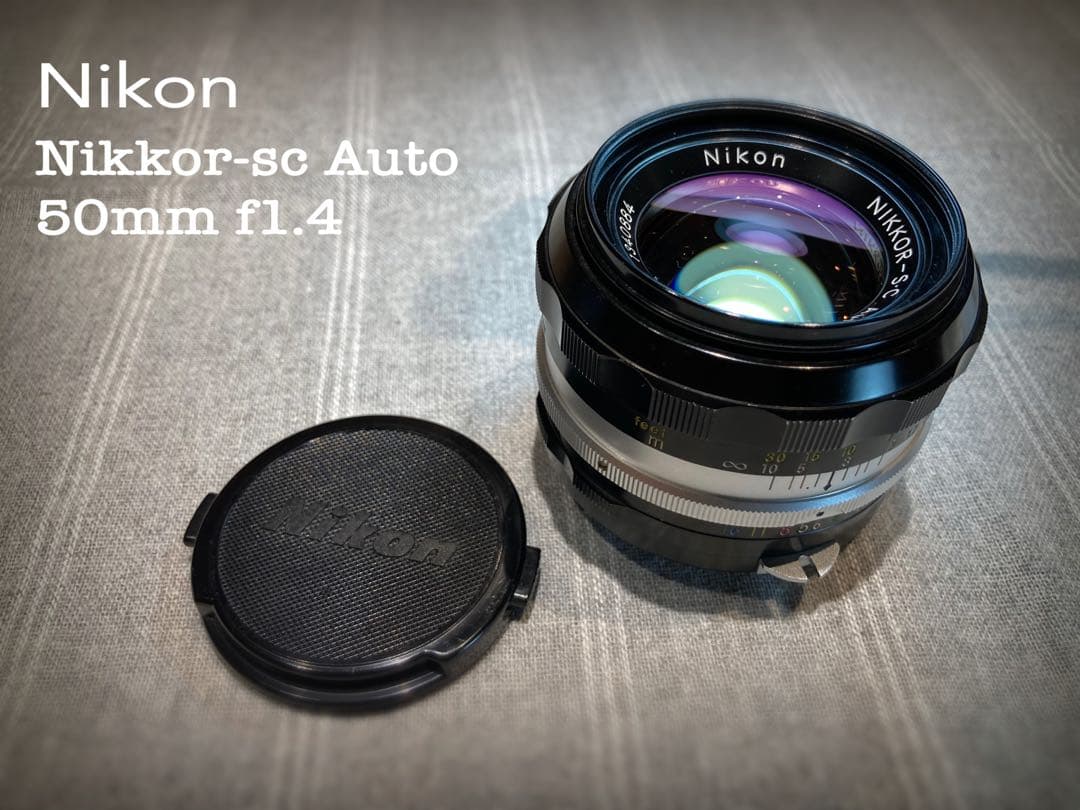 nikon ftn＊50mm f1.4★完動品＊美品＊初期保証＊作例多数！
