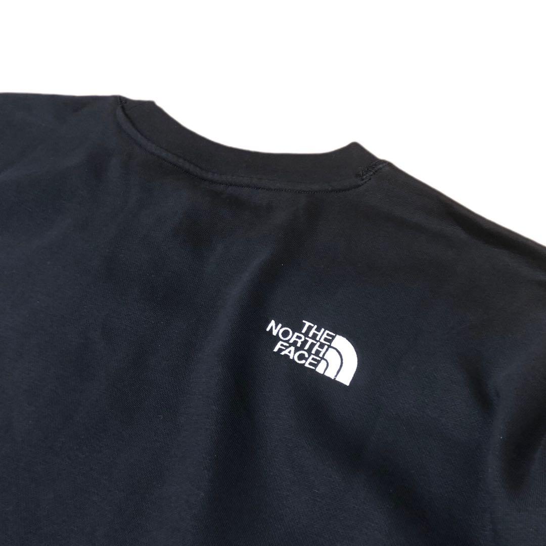 ノースフェイス　刺繍スウェットトレーナー　黒　日本XXL相当　SA18 7