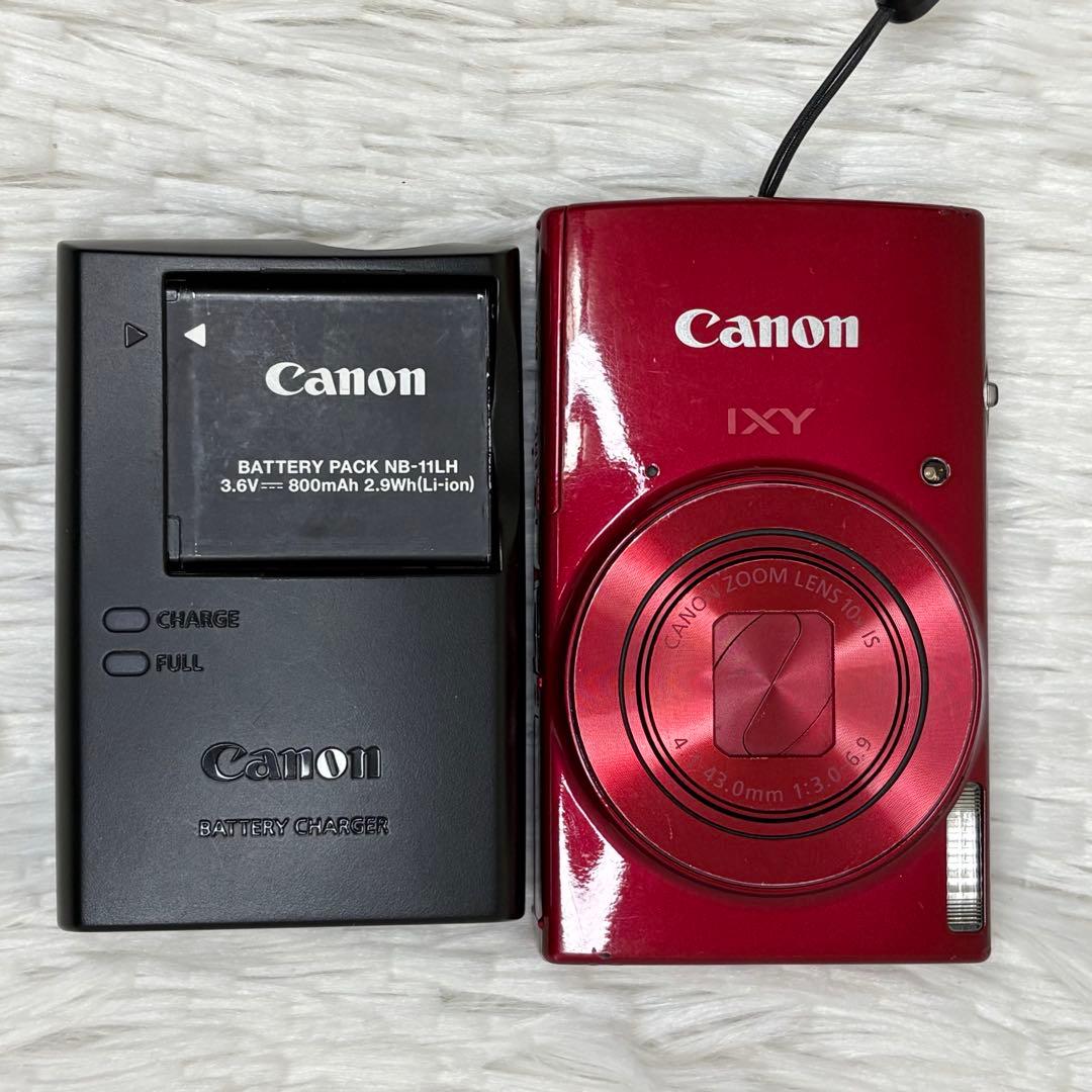 Canon IXY 190 PC2266 充電器　レッド コンデジ　訳あり