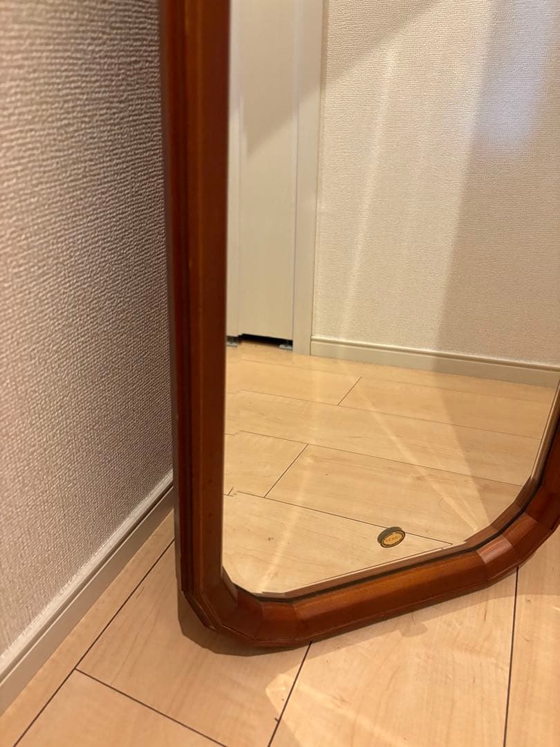 【お買い得 逸品】最高級 銅引鏡 ミエ ミラー 姿見 昭和レトロ　アンティーク