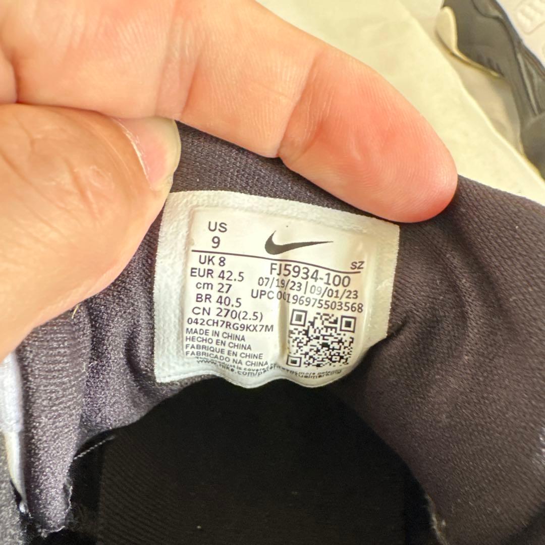 Air JordanナイキゴルフNikeエアジョーダン9 ゴルフホワイト27cm