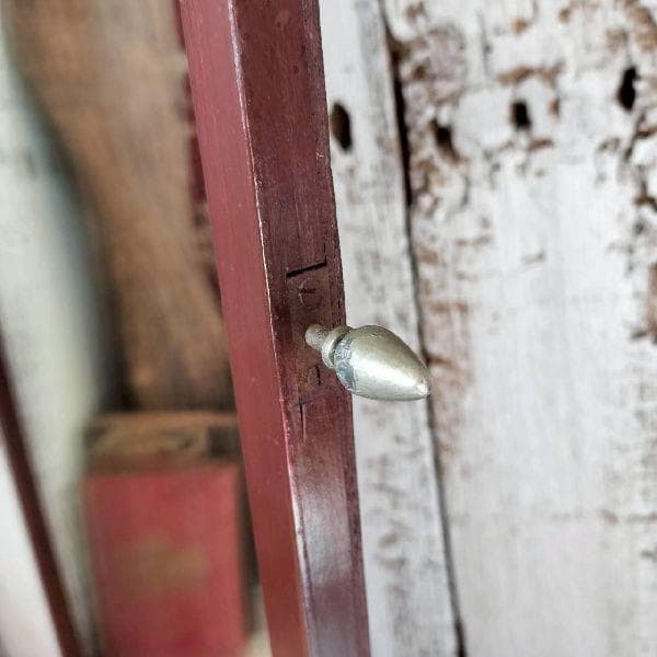 50-60s ヴィンテージ ウッドフレーム ウォールミラー 木枠 壁掛け鏡