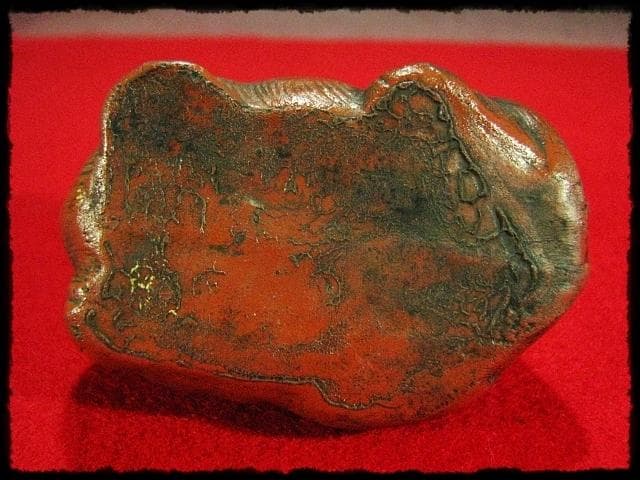 古備前 猫 水滴 ねこ ネコ 水注 朱泥 書道具 文房具 時代箱 kc304