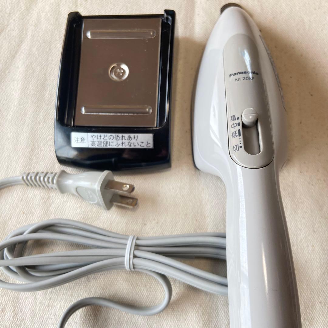 パナソニック★自動裁縫こて　フッソ樹脂加工　置き台つきNI-208F-H グレー
