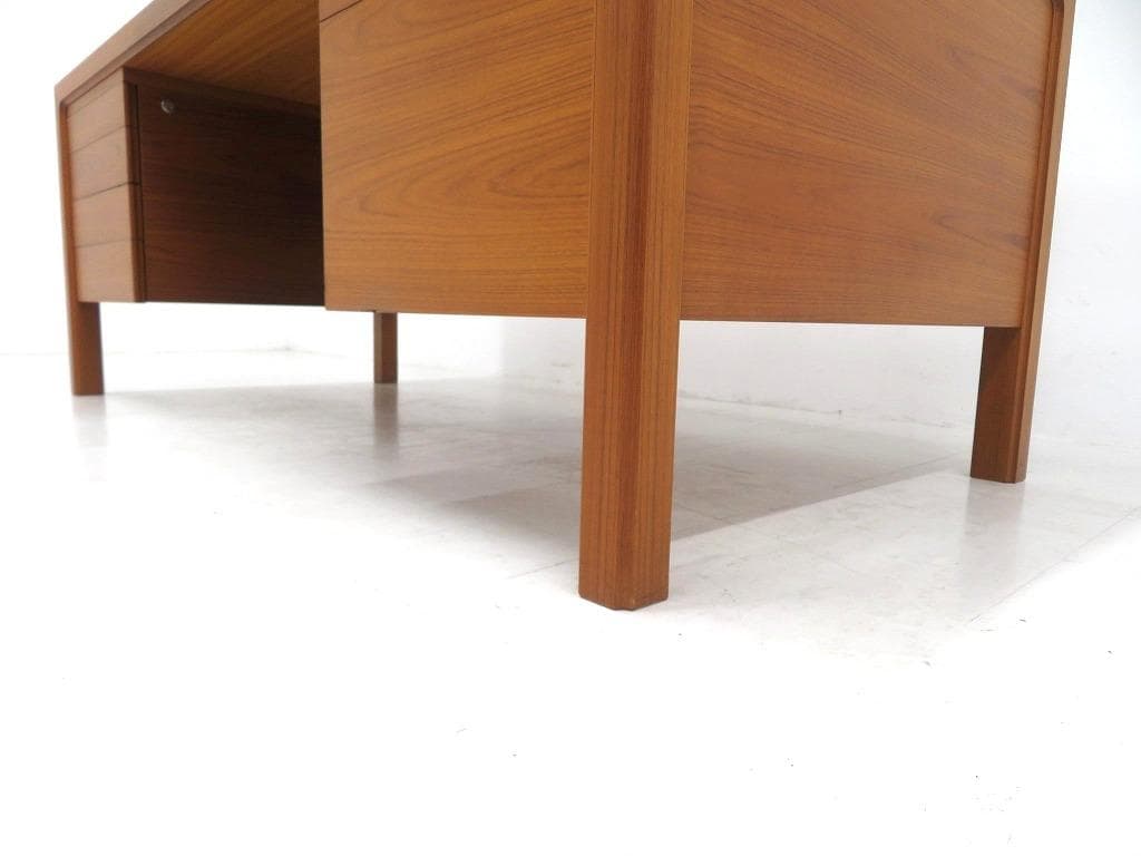 展示品　天童木工　ローズウッド　両袖デスク　両袖机　モダン　ミッドセンチュリー