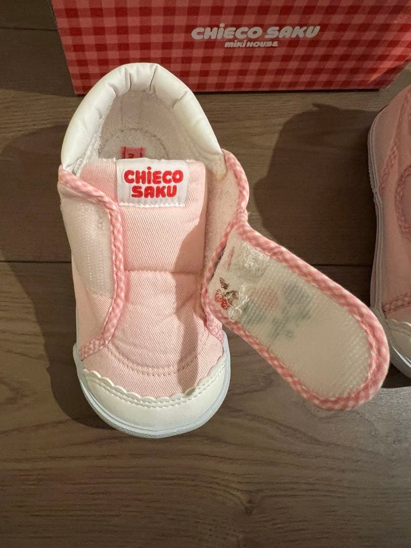 ミキハウス　CHIECO SAKU ピンク セカンドシューズ　16cm