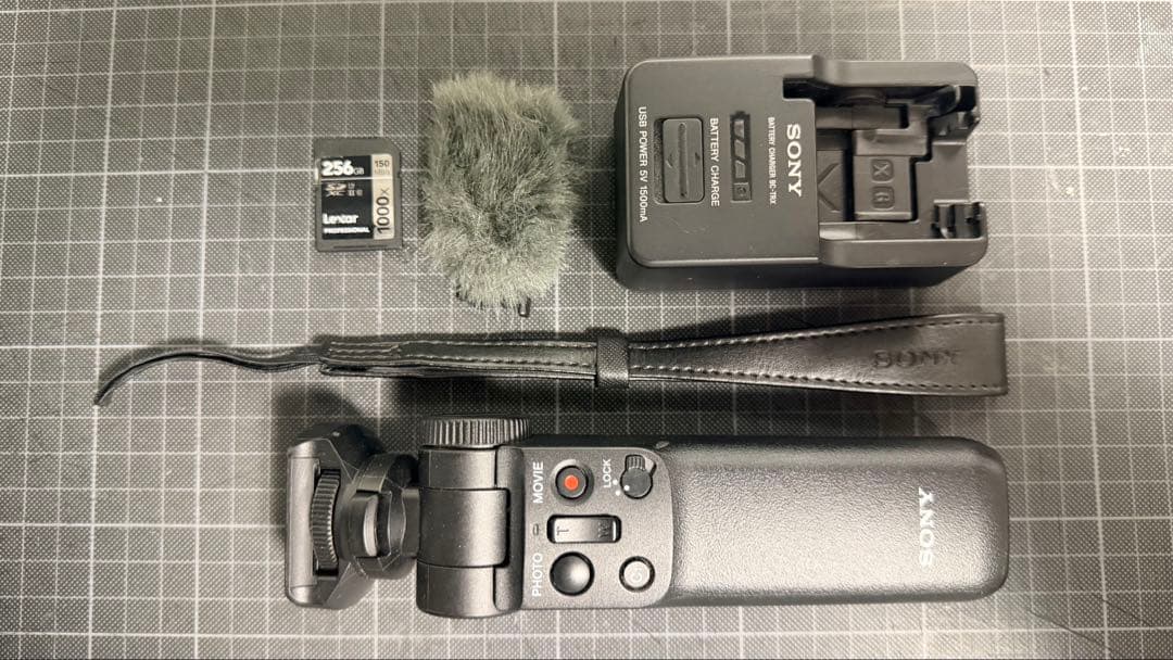 u ：SONY VLOGCAM ZV-1 シューティンググリップキット