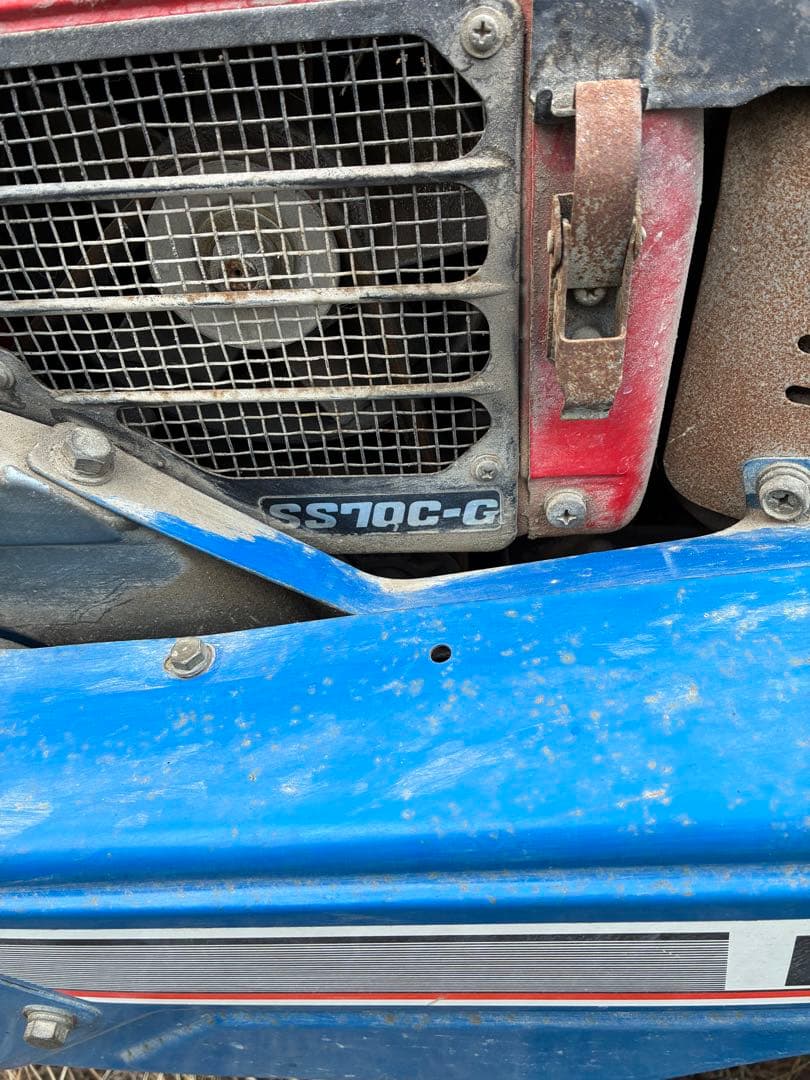 ISEKI SS70C−G耕運機7馬力￼ディーゼル エンジン青/赤 動作確認済み