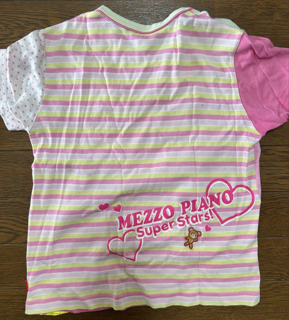 d*3様 MEZZO PIANO ハートプリント Tシャツ