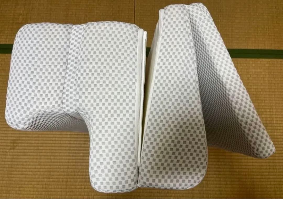 【S】スノーレスピロー本体＋別売の専用カバー【フランスベッド、横向き寝】