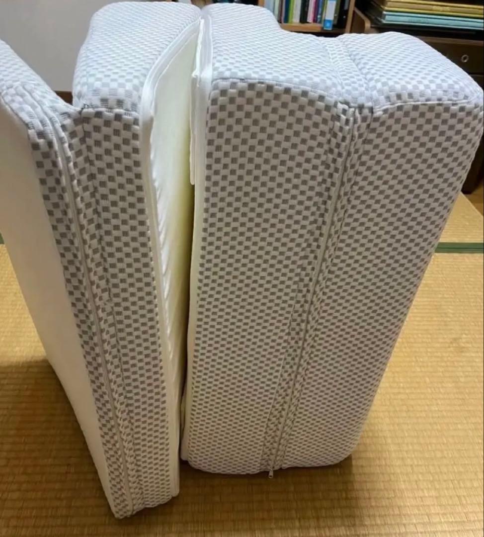 【S】スノーレスピロー本体＋別売の専用カバー【フランスベッド、横向き寝】