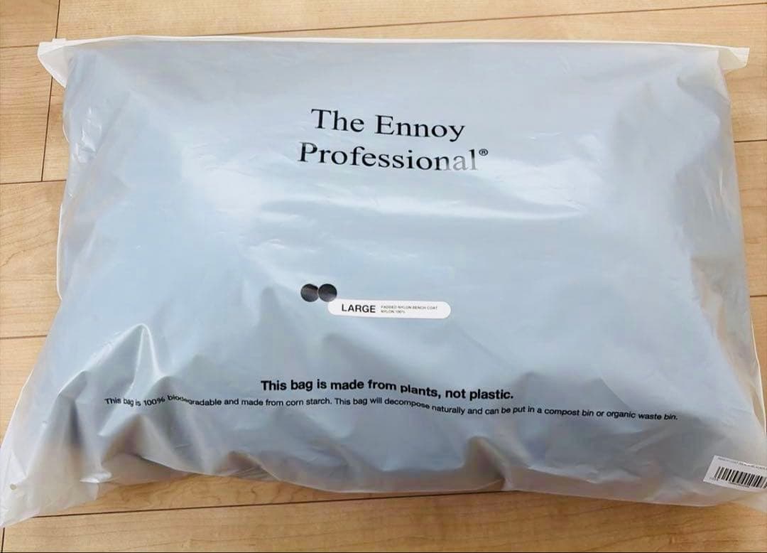 未使用　ENNOY PADDED NYLON BENCH COAT Ｌサイズ