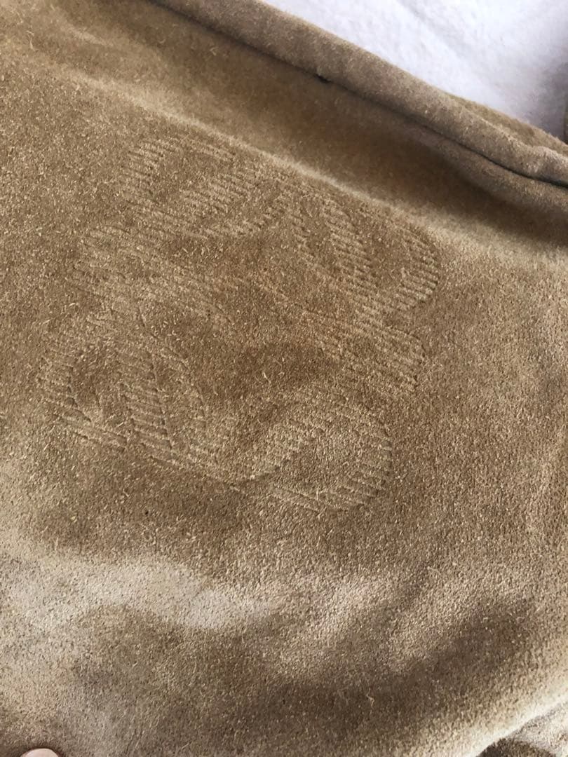 LOEWE ロエベ　ヴィンテージ　スエード　ショルダーバッグ　アナグラム