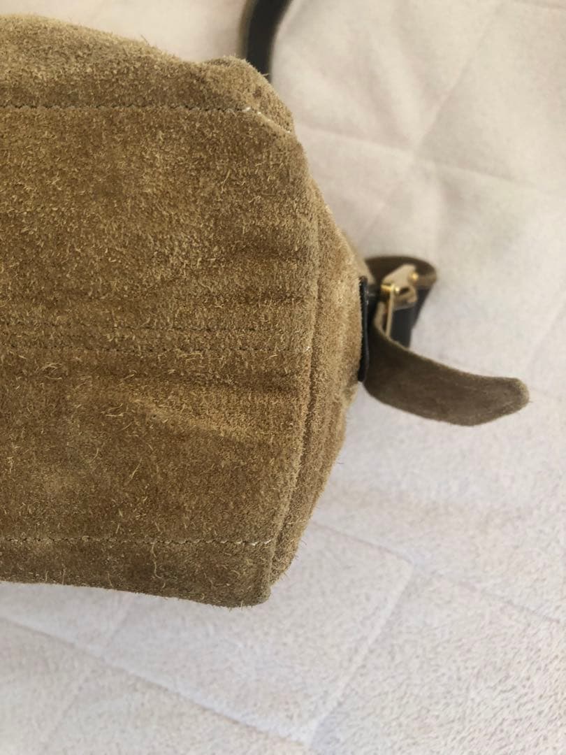 LOEWE ロエベ　ヴィンテージ　スエード　ショルダーバッグ　アナグラム